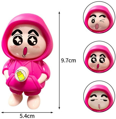 pap Sinchan Expression Changeable Toy Keychain Key Chain