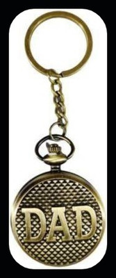 gtrp Trendy-dad-Pocket-Watch-Vintage-Metal-Keychain Key Chain