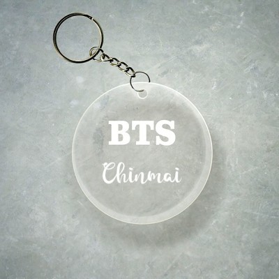 SY Gifts BTS Design With Chinmai Name Key Chain