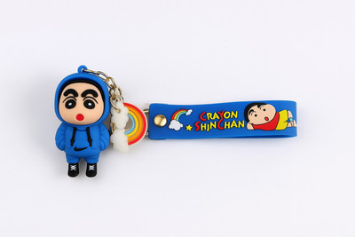 Anii style S006 Shinchan Cute Rubber Keychain for Kids & Adults Key Chain