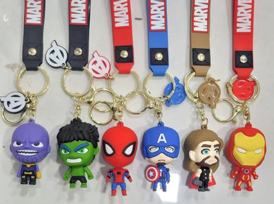 ASBK 6PCS AVENGERS MARVEL KEY CHAIN Key Chain