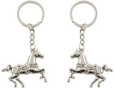 Blue Aura Combo Set of Horse High Quality Metal Key Chain