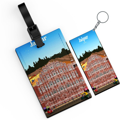 Morons Jaipur Luggage Tag And Key Chain