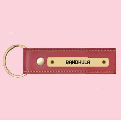SY Gifts Wred Bandhula Vegan Leater keychain Key Chain