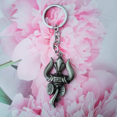 Sullery Lord Shiv Trishul Damaru Grey Keychain SulleryKey2022315 Key Chain