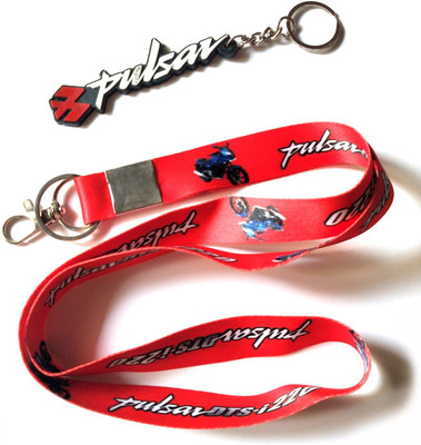 Meeko.com Lanyard and rubber key chain for Bike and Scooters LR-00026 Key Chain