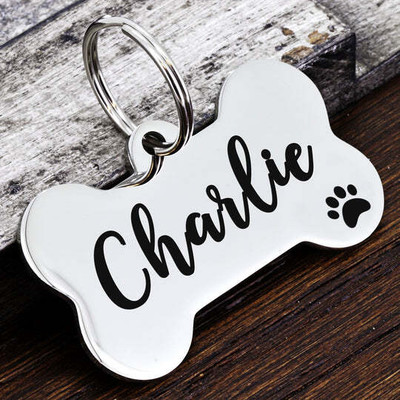 Myurawells Durable & Customizable Pet ID Tags for Cats and Dogs Key Chain