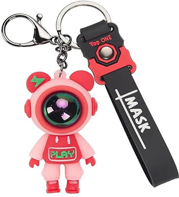 Ahaan enterprises Astronaut Keychain Pilot Bear Strap Keychain Keyrings Creative Cool Key Chain