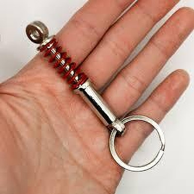 gtrp Suspension Spring Car Part Stainless Steel Keychain Car Enthusiast 17 Key Chain