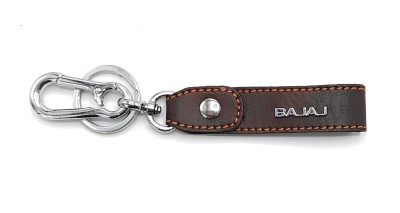 Jdp Novelty Premium Quality Leather Metal Keychain Hook. Leather Strip B-a-j-a-j Key Chain