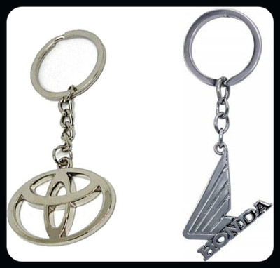 GSV Wings HondaToyota Logo silver Keychain keychain_J451 Key Chain