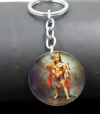 AFH Lord Gadhadhari Hanuman Crystal keychain for Men and Women Key Chain