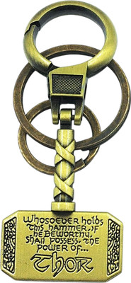 Key Era Hammer Thor Marvl With Ring Hook Key Chain