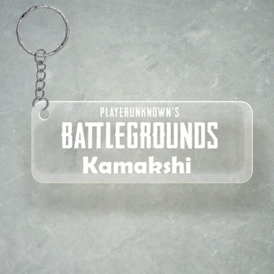 SY Gifts PUBG Design With Kamakshi Name Key Chain