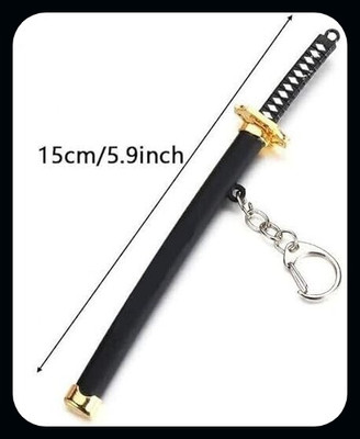 gtrp Keychain-Katana with Push Button | Cool Anime 003-New380 Key Chain