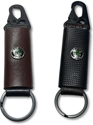 VS Club PACK OF 2 SKODA CAR BIKE KEYCHAIN Key Chain
