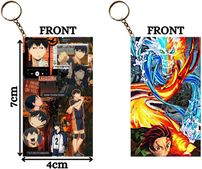 Hariyaali Enterprises LLP KAGEYAMA NUMER 9 SHOW X TANJIRO SWORD Unique Style 2 pcs Combo Key Chain