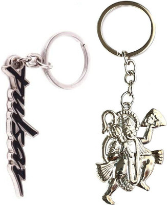 Meeko.com sanjeevani hanuman & black key chain 6d_jj136 Key Chain