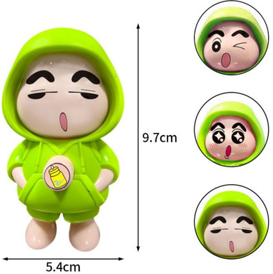 pap Sinchan Expression Changeable Toy Keychain Key Chain