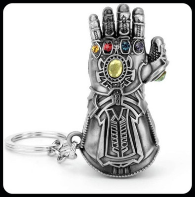 gtrp Trendy-THANOS HAND AVEENGERS Silver Key Chain