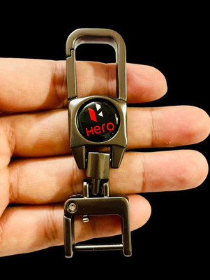 gtrp Metal Keychain Side Logo Keychain Premium and Stylish Design | Black Color 13 Key Chain