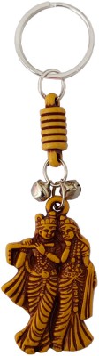 M Men Style Lord Shree Radha Krishna Car Bike Home Birthday Gift Wood KeychainSKey2022595 Key Chain