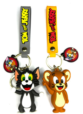FLAMBE New Tom and Jerry Cartoon Model 3D Key Chain