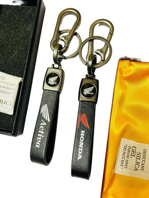 GKM Honda Activa & bike combo metal hook keychain Key Chain