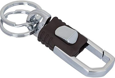 Jdp Novelty Stylish Hook Locking Metal Carabiner Double Ring Hook Metal Key Chain 8456 Key Chain