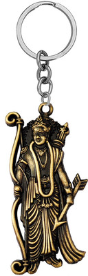 M Men Style Double Sided Religious Lord Shree Ram Keychain SKey202421 Key Chain