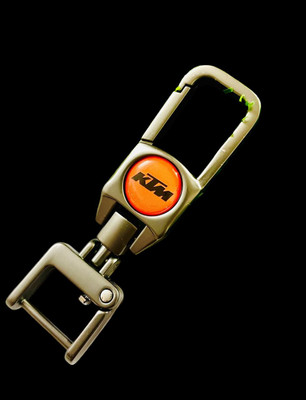 gtrp Metal Keychain Side Logo Keychain Premium and Stylish Design | Black Color 30 Key Chain