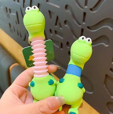 AshandRoh Pack Of 2 Silicone,Unbrekable Comes With Strap & Bag Hook 3D Keyring Bag Charm Key Chain