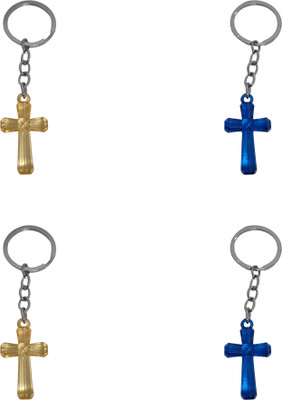 BLESSINGS Set Of 4 Cross B Key Chain