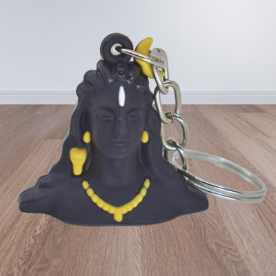 DIVINEDECOR Adiyogi-keyring-set-1-0T Key Chain