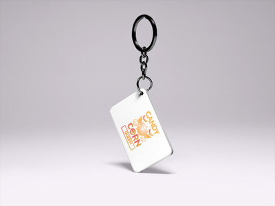 Rushaan Candy corn -Printed acrylic Keychain(Pack Of 2) Key Chain
