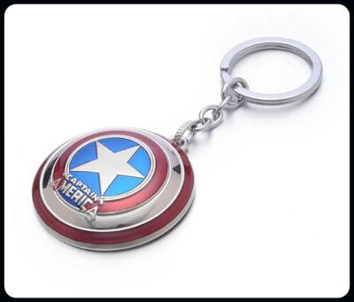 gtrp Captain-America-Rotatable-Shield-A Key Chain