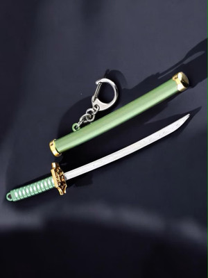 Orelius Fire ™ Samurai Katana Metal KeychainSword | Ideal Gifts Key Chain Key Chain