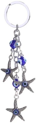 Auto Emporium Star Fish Evil Eye Keychain Key Chain