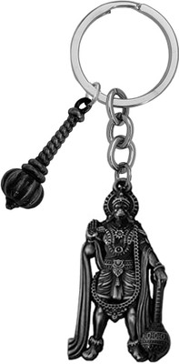 M Men Style Religious Lord Pawanputr Bajrangbali Hanuman With Gada Bike Keychain SKey2022573 Key Chain