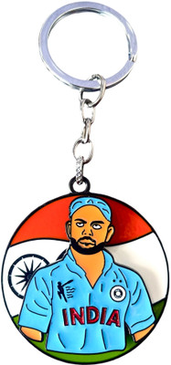 HappierYou Virat Kohli 360° Revolving/Spinning/Rotating Keychain | Virat Kohli Keychain Key Chain