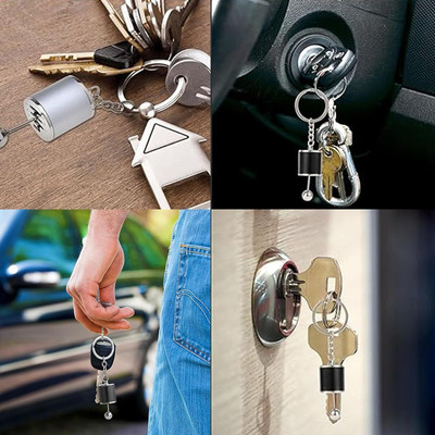 gtrp Gear Transmission Fidget Keychain Creative Auto Part Model Six-Speed 82 Key Chain