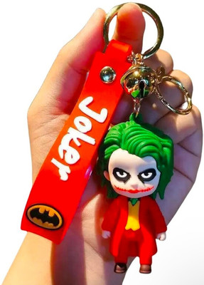 SHRI JI JOKER Keychain in Red Suit with Strap Key Chain