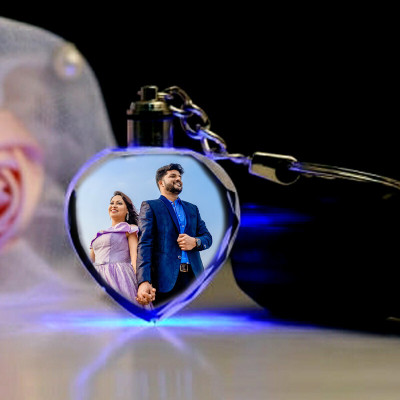 Picture Affairs Production Personalized LED Keychain/Keyring Photo Printed Gift Anniversary Birthday PAP20 Key Chain