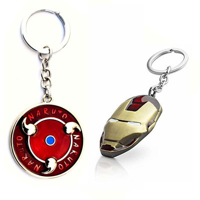 Meeko.com Spinning Naruto and Gold Dr Strange key chain Key Chain