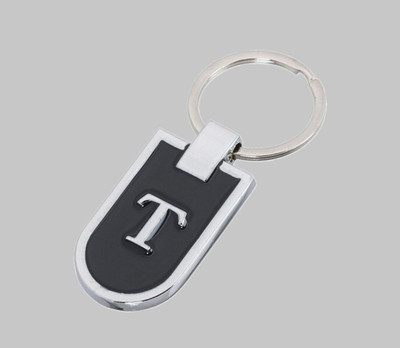 SRG Stainless Steel Alphabet Letter T Keyring Metal Initials AntiRust Keychain Key Chain