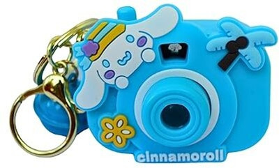 leegon Plastic,Rubber Cartoon Character Mini Camera LED Projector Keychain 5 COLORES Key Chain