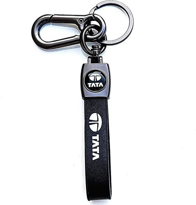 gtrp Tata Multicolour Hard Metal black Design Keychain for Car Bike Home Keys Key Chain
