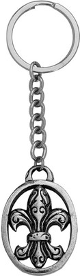 M Men Style Biker jewellery Fleur De Lis Royal French Lilu Medallion Skey2022258 Key Chain