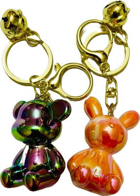 BBG NEW_Acrylic Panda Bear combo set keychain with hook Key Chain