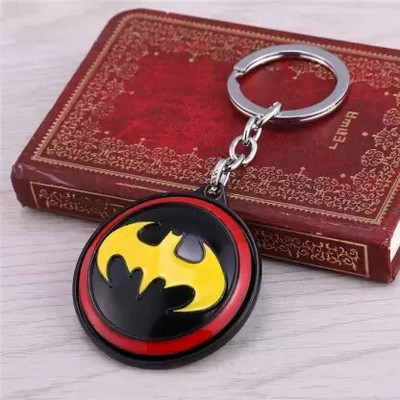 GSV Batman Logo Rotating Metal key Chain High Quality Material Key Chain